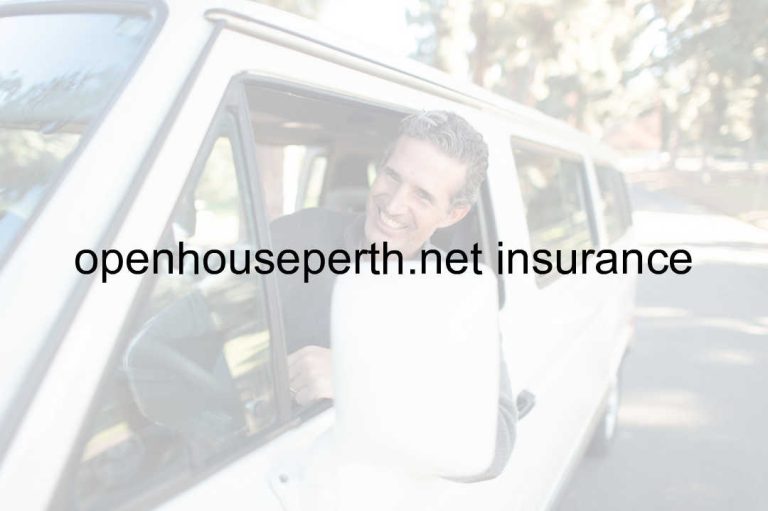 openhouseperth.net insurance